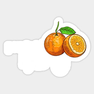 Powered by Oranges Sticker